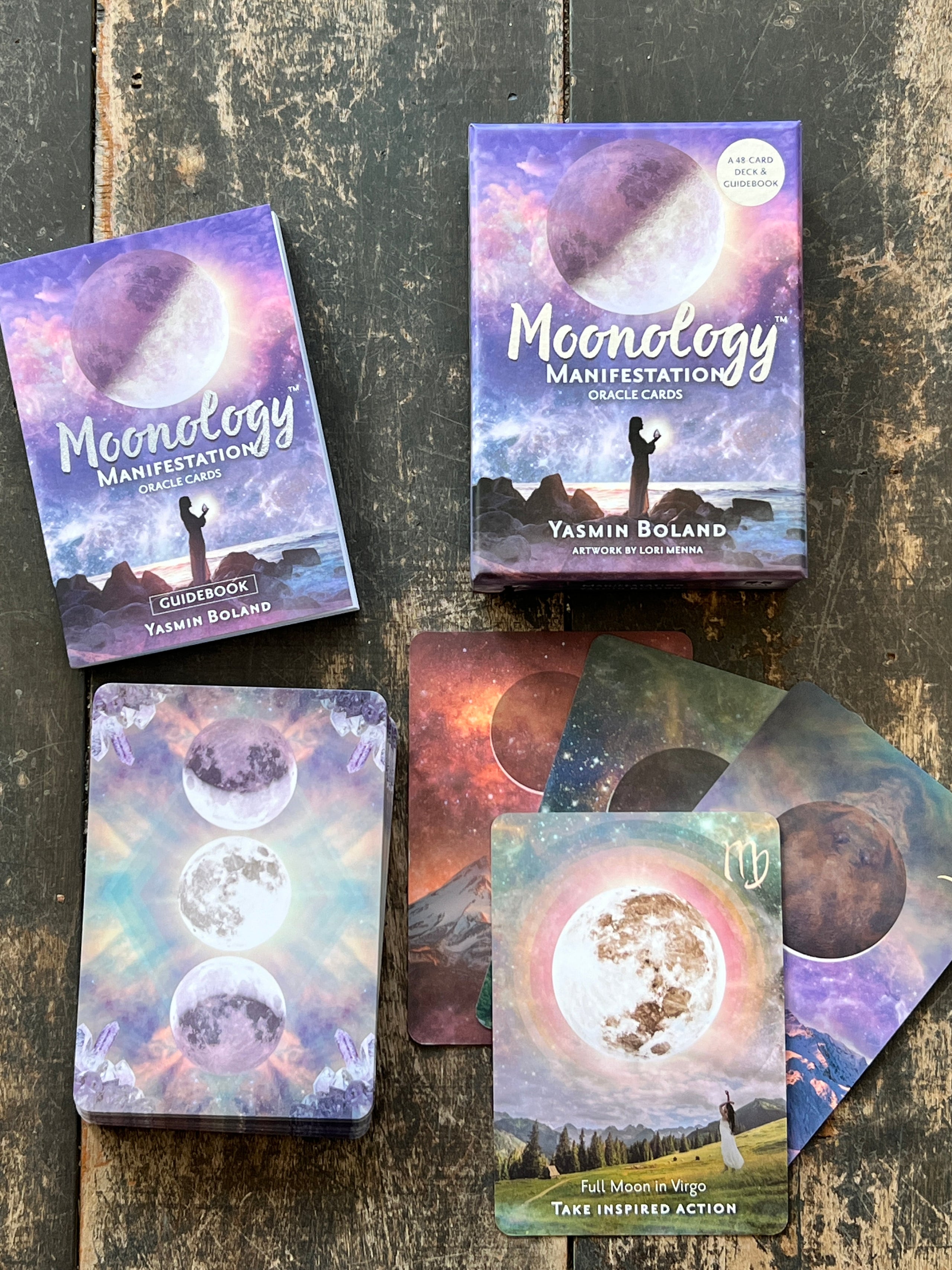 Moonology Messages Oracle Card Deck - Rocks with Sass