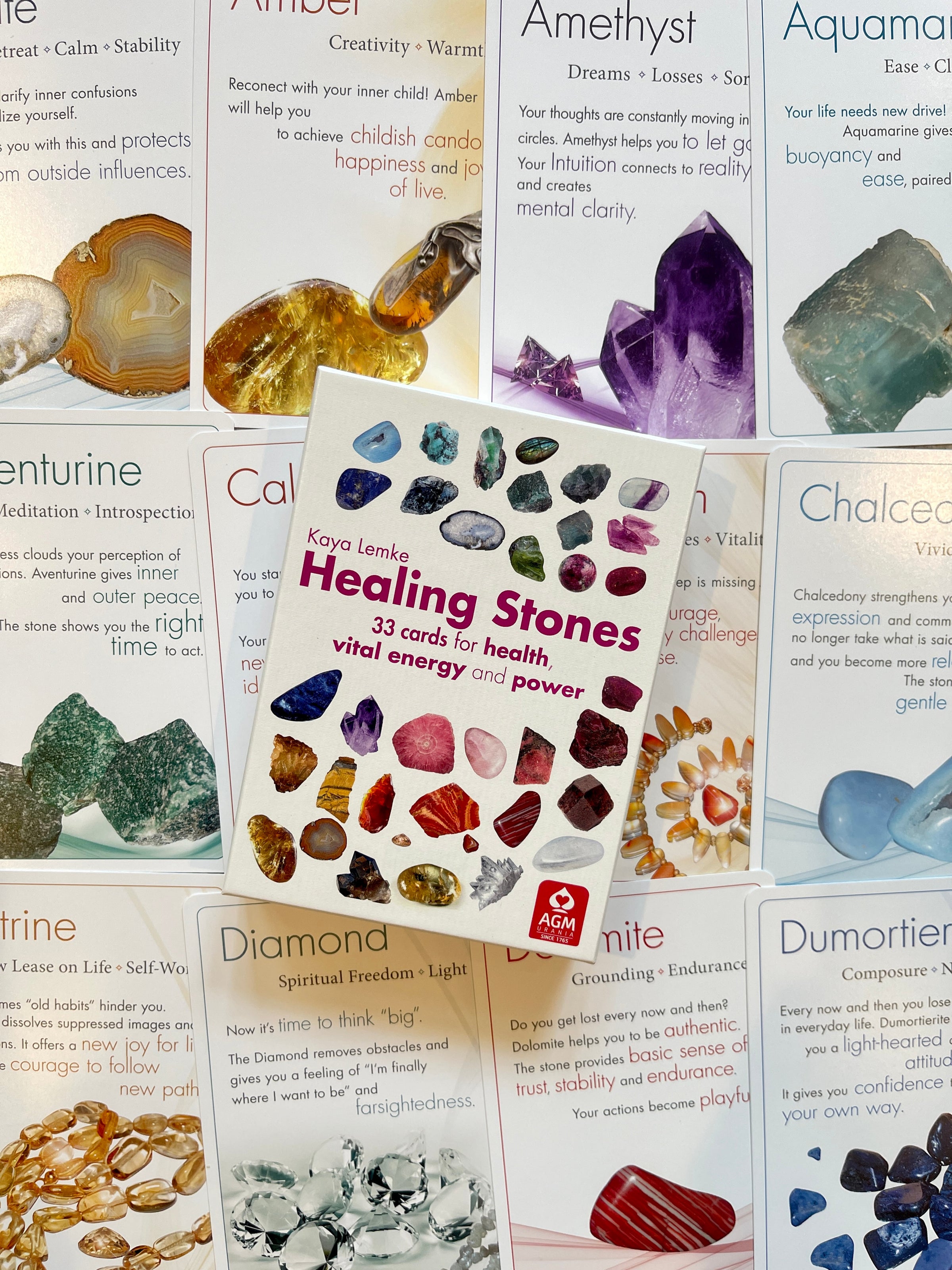 healing crystals chart